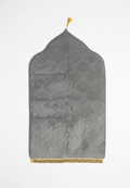 Gebetsteppich Mihrab Form grau